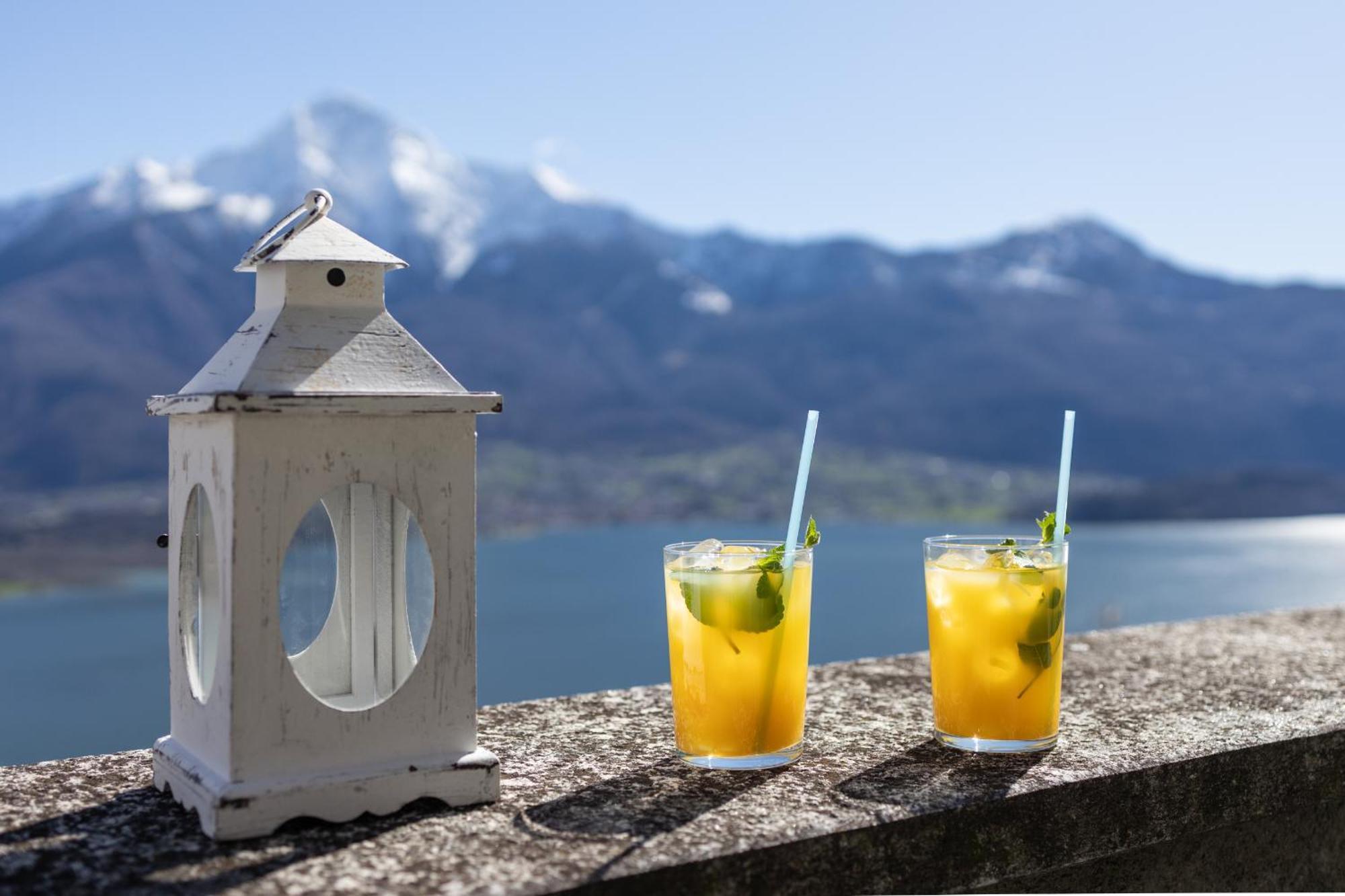 Lago Di Como - Luxury Panoramic Garden - Free Wifi Villa Gera Lario Buitenkant foto